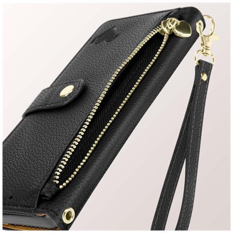 Custodia Per Motorola Edge 50 Fusion Portafoglio A Zip Supporto Video - Foto 5