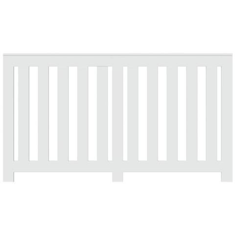 Copertura Termosifone Bianca 149x20x82 Cm Legno Multistrato - Foto 3