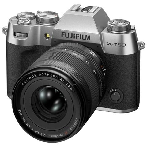 X -T50 + XF 16-50mm MILC 40,2 MP X-Trans CMOS 5 HR 7728 x 5152 Pixel Argento - Foto 1