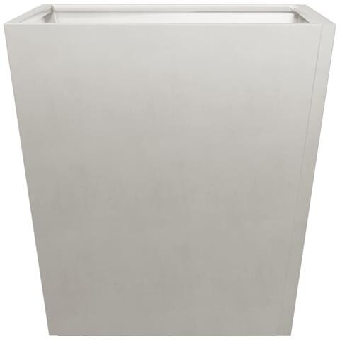 Fioriere da Giardino 2 pz 40x40x40 cm in Acciaio Inox - Foto 2