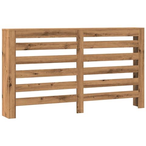 Copertura Termosifone Rovere Artigianale 149x20x82cm In Legno - Foto 2