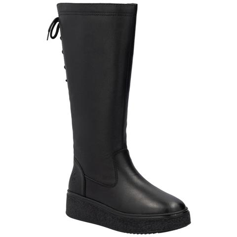 Black Casual Closed Ladies' Boots Stivali Pelle Sintetica Scarpe Donna Nero Eu 39, 78856-00 - Foto 1