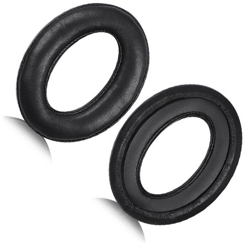 Cuscinetti Auricolari Di Ricambio Per Cuffie Sennheiser - Pelle Di Agnello Nera - Foto 3