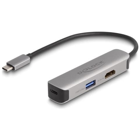 Adattatore USB Type-C per HDMI 4K 60 Hz con USB di Tipo-A e USB Type-C Dati + PD 92 W - Foto 1