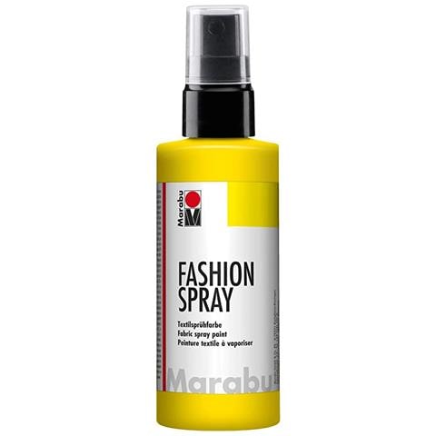 Vernice ""fashion Spray"" Per Stoffa Con Erogatore Spray 100ml - Colore Giallo Sole 220 - Foto 1