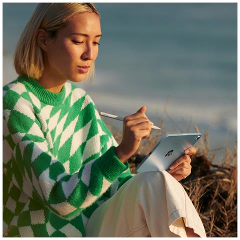 iPad mini 5G TD-LTE & FDD-LTE 256 GB 21,1 cm (8.3") Wi-Fi 6E (802.11ax) iPadOS 18 Beige - Foto 2