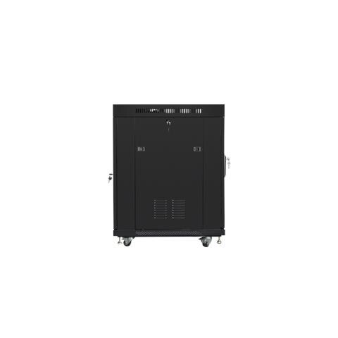 Lanberg FF01-6815-12BL, Rack indipendenti, 15U, 800 kg, Lucchetti, Griglie, Piedini regolabili - Foto 2