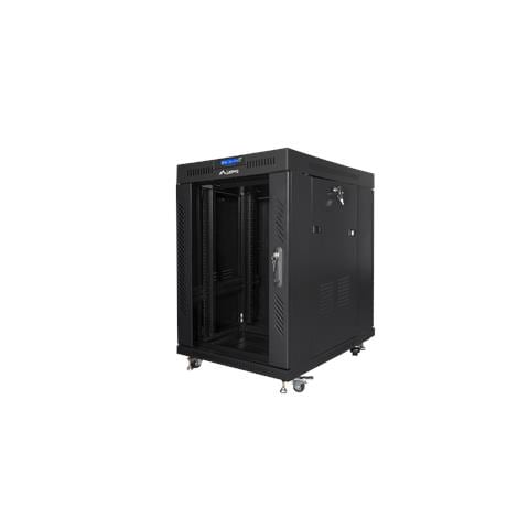 Lanberg FF01-6815-12BL, Rack indipendenti, 15U, 800 kg, Lucchetti, Griglie, Piedini regolabili - Foto 1