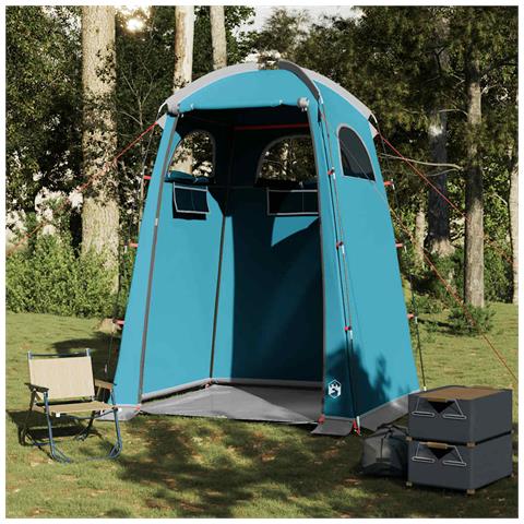 Tenda da Doccia Blu Impermeabile - Foto 2