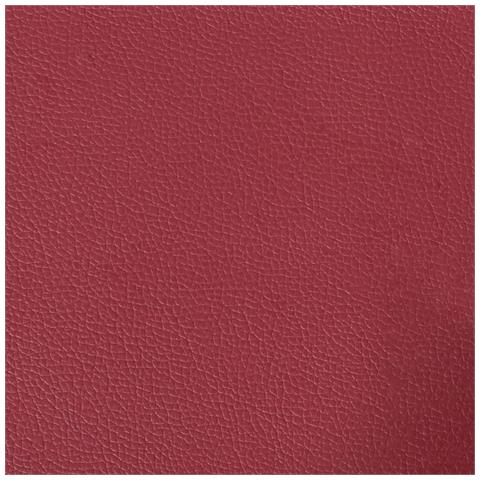 Divano Letto da Terra 2 in 1 Rosso Vino 112x174x55cm Similpelle - Foto 9