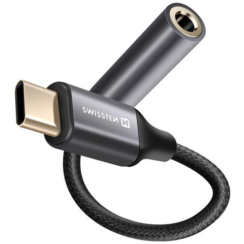 Adattatore Audio Usb-c-jack 3.5mm Smartphone /tablet, Nero - Foto 1