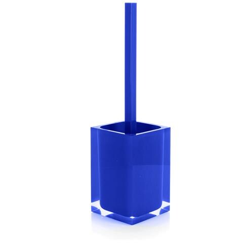 Scopino Wc D'appoggio Con Ciuffo In Setole Linea Rainbow Ra33 Blu - Foto 1
