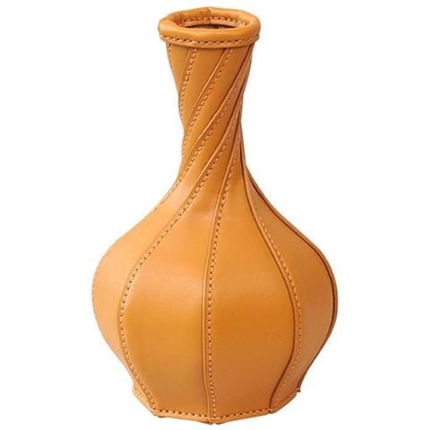 Kit Per Vaso Fatto A Mano In Pelle Compatibile Con Decorazioni Per La Casa, Kit Materiali Diy Con Cuciture A Mano E Design Multicolore Orange - Foto 2