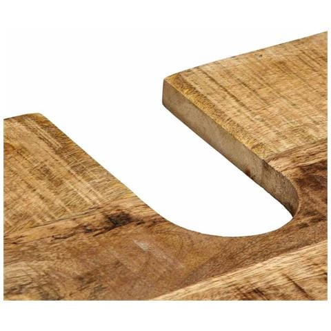 Set di mobili per il bagno 2 pcs Legno di mango solido e grezzo - Foto 9