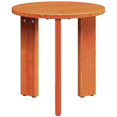 Tavolino da salotto 3 pcs Cera marrone 47.5 x 47.5 x 27 cm - Foto 7