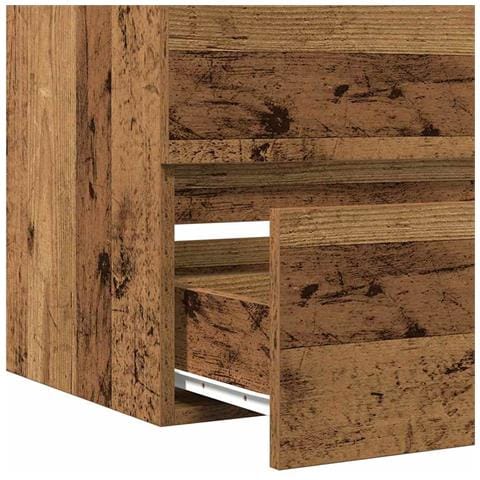Mobile lavabo Rovere nero 41 x 39 x 62 cm Legno multistrato - Foto 9