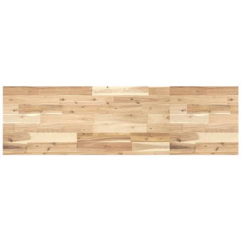 Ripiano a Parete 160x40x4 cm Legno Massello Acacia Non Trattato - Foto 1