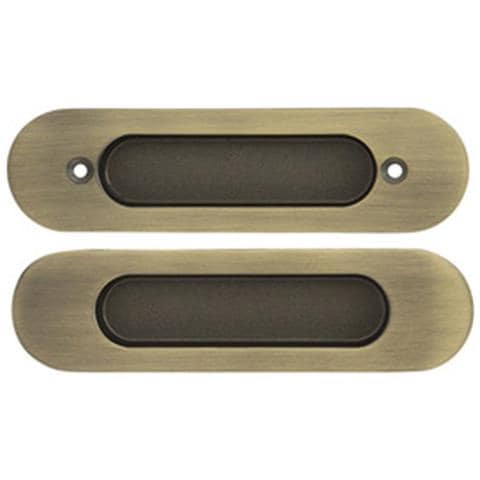 Set Maniglie A Scomparsa Per Porte Scorrevoli - Lega Di Zinco, Vari Colori Bronze - Foto 2