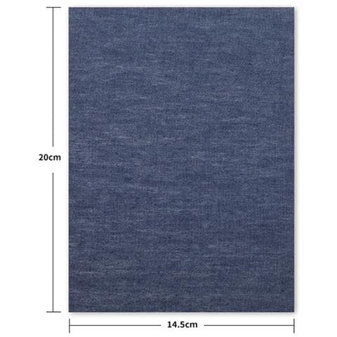 Toppe In Denim Termoadesive Per Jeans, Applique In Tessuto Fai Da Te (5 Pz) Blue - Foto 3