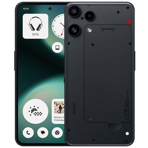 Phone (3a) Lite 5G 128GB 8GB Ram Display 6,77" Amoled 120Hz FHD+ Main Camera 50MP Dual nanoSim (+eSim) USB Type-C Android 15 Dimensity 7300 Pro 5000mAh Black - Foto 1