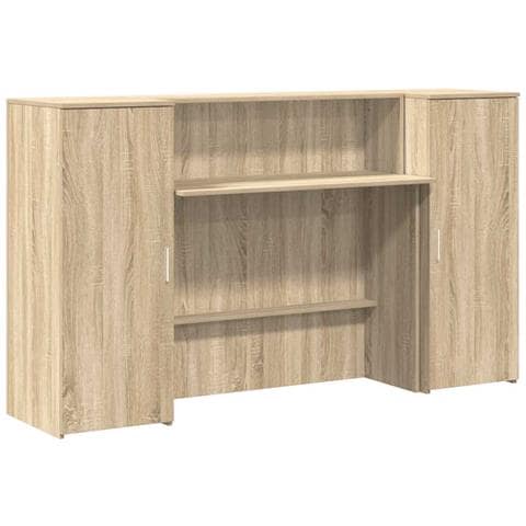 Banco Reception Rovere Sonoma 180x50x103,5 cm Legno Multistrato - Foto 1