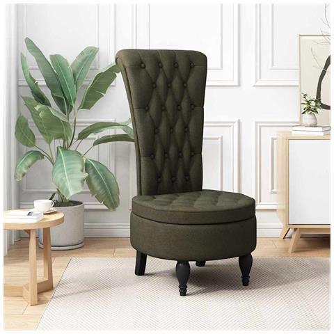 Poltrona Slipper Verde militare 56,5 x 70 x 110 cm - Foto 2