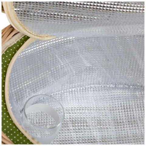 Cesto Pic-nic Marrone 40x28x25h - Foto 8