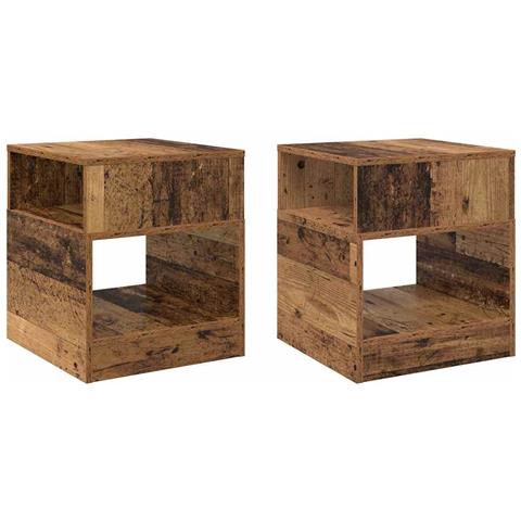 Tavolino 2 pcs Legno vecchio 40,5 x 40 x 45 cm - Foto 1