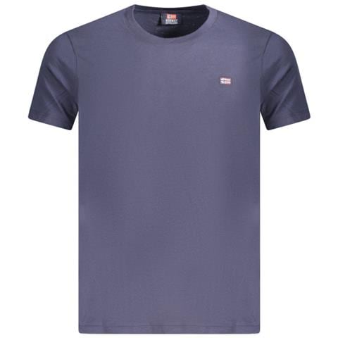 T-shirt a maniche corte da uomo BLUE - Colore: Blu, Taglia: 2XL - Foto 1