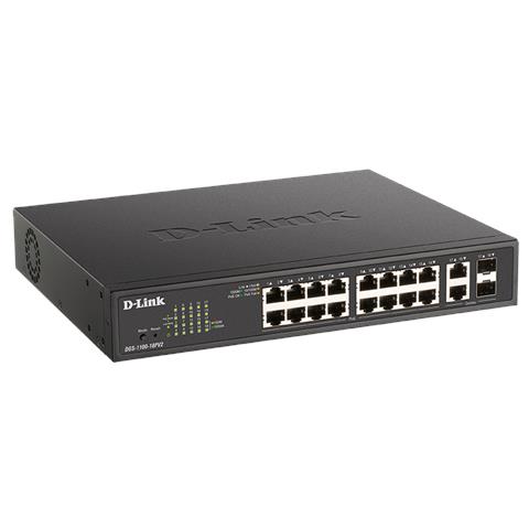 DGS-1100-18PV2 switch di rete Gestito L2 Gigabit Ethernet (10/100/1000) Supporto Power over Ethernet (PoE) 1U Nero - Foto 2