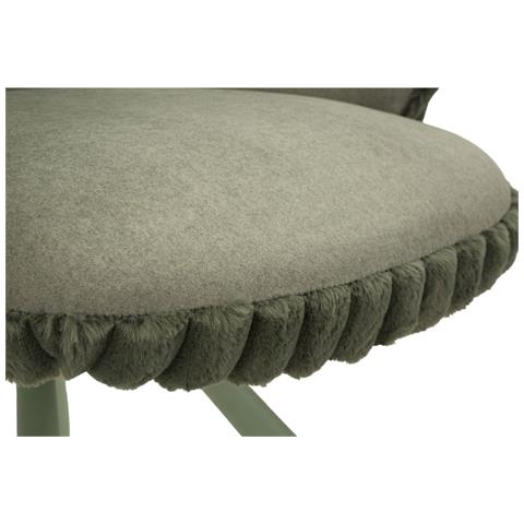 Set 2 Sedie Stoccolma -b- Imbottite Verde 64x68x83 Cm, Seduta H 45 Cm - Foto 8