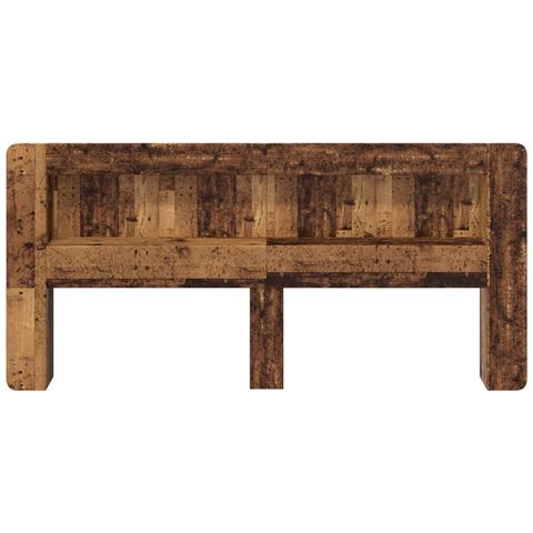 Testata del letto Legno antico Legno ingegnerizzato - Foto 8