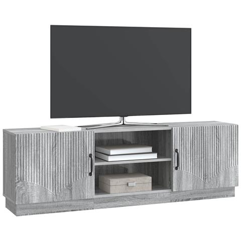 Mobile TV Grigio Sonoma 150 x 31 x 47 cm Legno ingegnerizzato - Foto 2