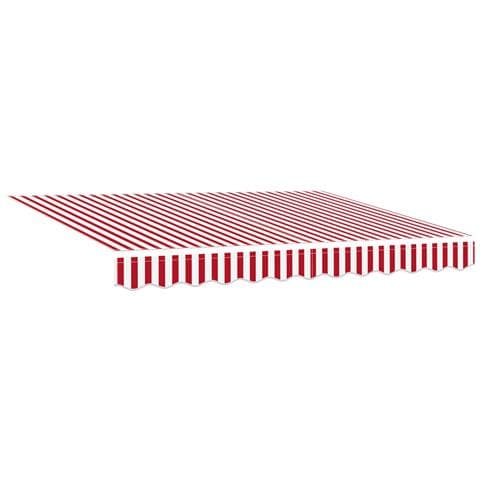 Tenda retrattile manuale con LED Rosso e Bianco 3 x 2,5 m - Foto 2