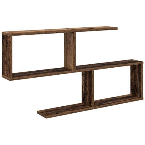 Scaffale da parete Legno antico 100 x 12 x 50,5 cm - Foto 1