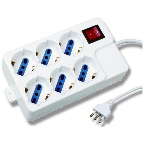 IUPS-PCP-44A - Multipresa 6 posti Universali 16A - Foto 1