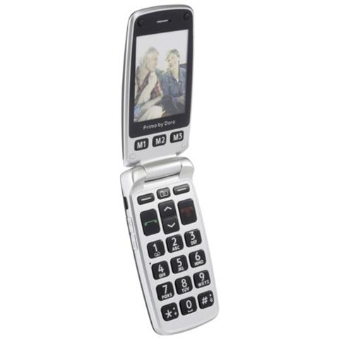 Primo 413 Senior Phone Display 2.4" Micro SD Bluetooth con Tasti Grandi + SOS Fotocamera Colore Nero - Foto 1