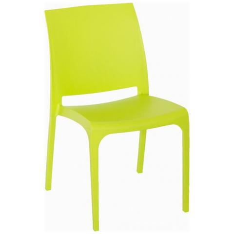 Sedia Volga In Colore Lime - Foto 1