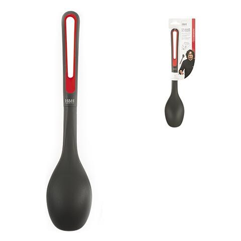 Set 6 Cucchiaione Nylon Borghese Cm33,5 Strumenti Da Cucina - Foto 1