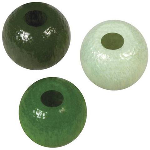 Rayher - 115 Pezzi - Perline In Legno Lucido Resistenti Ø6mm - Tonalita' Di Verde - Foto 1