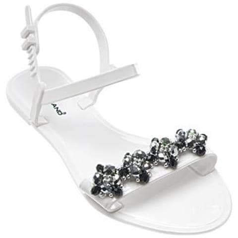 Sandali Donna Fiore 41 Bianco - Foto 1