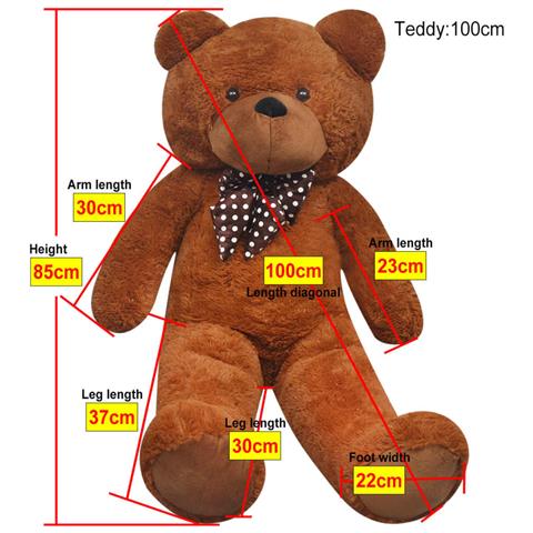 Orsacchiotto di Peluche XXL Marrone 85 cm - Foto 5