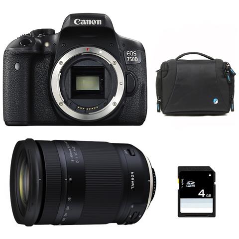 Eos 750D +18-400 Vc + Borsa + Sd Card Da 4 Gb - Foto 1