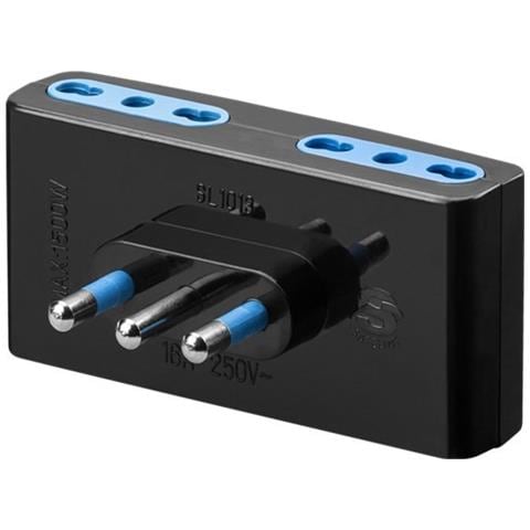 10250 Adattatore 4 Prese 10/16a Bipasso Spina 16a - Foto 1