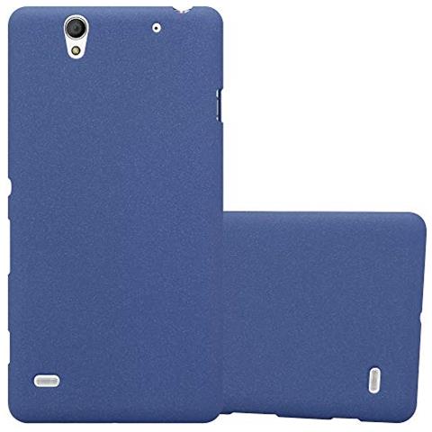 Custodia Compatibile Con Sony Xperia C4 In Frost Blu Scuro - Coperchio Protettivo In Silicone Tpu Flessibile - Foto 1