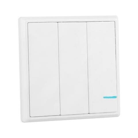 V-tac Smart Home Vt-5133 Interruttore Switch Wireless 3 Tasti Senza Fili Wi-fi Con Luce Led Ip54 - Sku 8462 - Foto 1