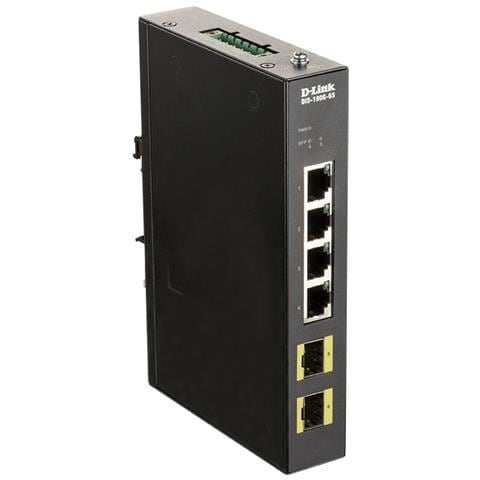 Switch Industriale Gigabit Non Gestito con 2 Slot SFPDIS-100G-6S - Foto 1