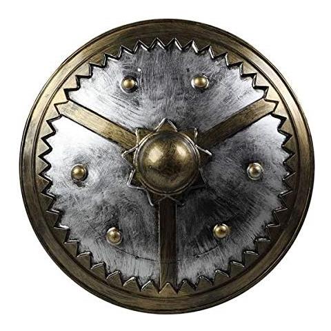 Atossa Atossa-62.088-62.088 - Costume Da Romani E Greci Scudo Dorato 59 Centimetri, Unisex, Unica Taglia - Foto 1