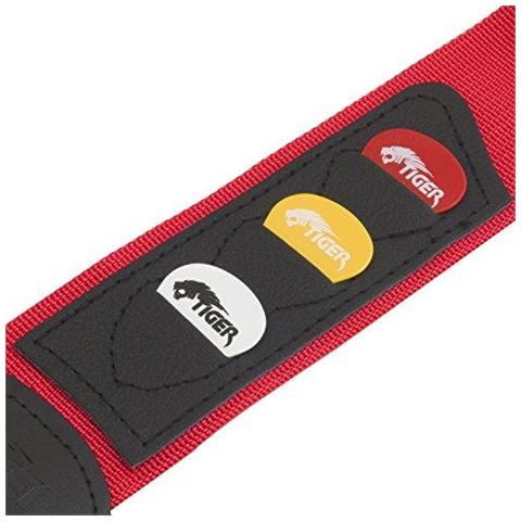 Guitar Strap Con Pick Supporti Scelte - Red - Foto 2