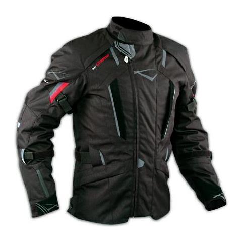 Giacca Touring Moto Cordura Protezioni Ce Sfoderabile Impermeabile Nero L - Foto 1